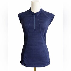 Athleta Dark Blue Short Sleeve Top
